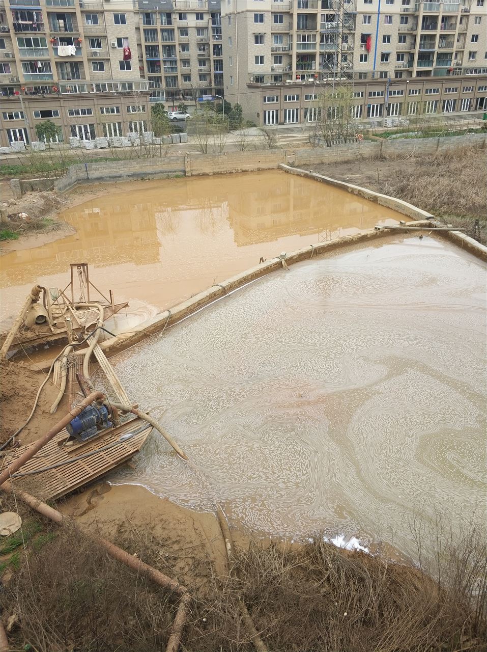惠东沉淀池淤泥清理-厂区废水池淤泥清淤